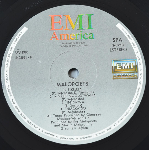 Malopoets - Malopoets | EMI America (2402931) - 4 Malopoets - Malopoets | EMI America (2402931) - 4