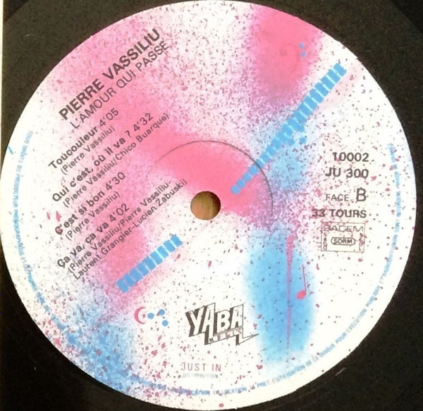 Pierre Vassiliu - L'Amour Qui Passe | Yaba Music (10002) - 2 Pierre Vassiliu - L'Amour Qui Passe | Yaba Music (10002) - 2