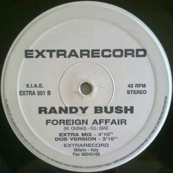 Randy Bush - Foreign Affair | Extrarecord (EXTRA 901) - main