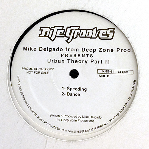 Mike Delgado From Deep Zone - Urban Theory Part II | Nite Grooves (KNG-61)