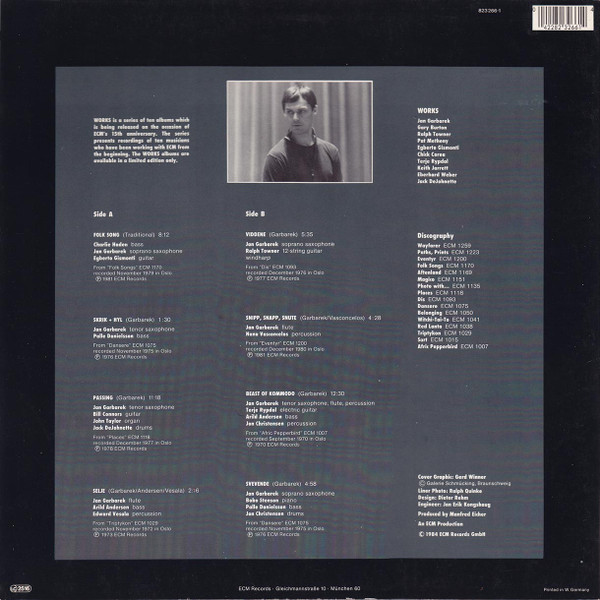 Jan Garbarek - Works | ECM Records (823 266-1) - 2
