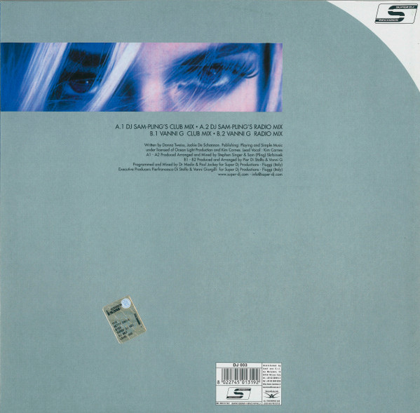 Kim Carnes - Betty Davis Eyes 2002 Remixes (Exclusive Italian Remix) | Super DJ Records (DJ 003) - main Kim Carnes - Betty Davis Eyes 2002 Remixes (Exclusive Italian Remix) | Super DJ Records (DJ 003) - main