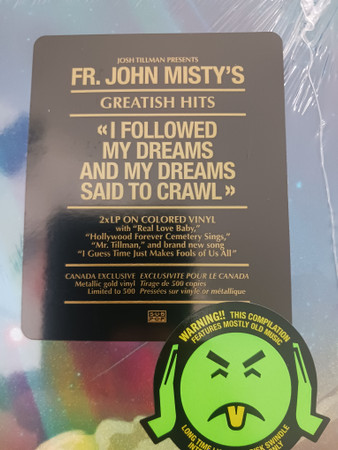 Father John Misty - Greatish Hits: I Followed My Dreams And My Dreams Said To Crawl | Sub Pop (SP 1660) - 3 Father John Misty - Greatish Hits: I Followed My Dreams And My Dreams Said To Crawl | Sub Pop (SP 1660) - 3