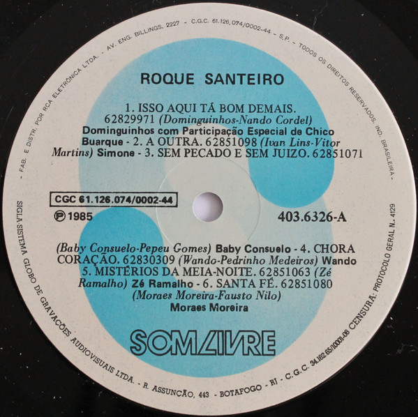 Various - Roque Santeiro (Nacional) | Som Livre (403.6326) - 3 Various - Roque Santeiro (Nacional) | Som Livre (403.6326) - 3