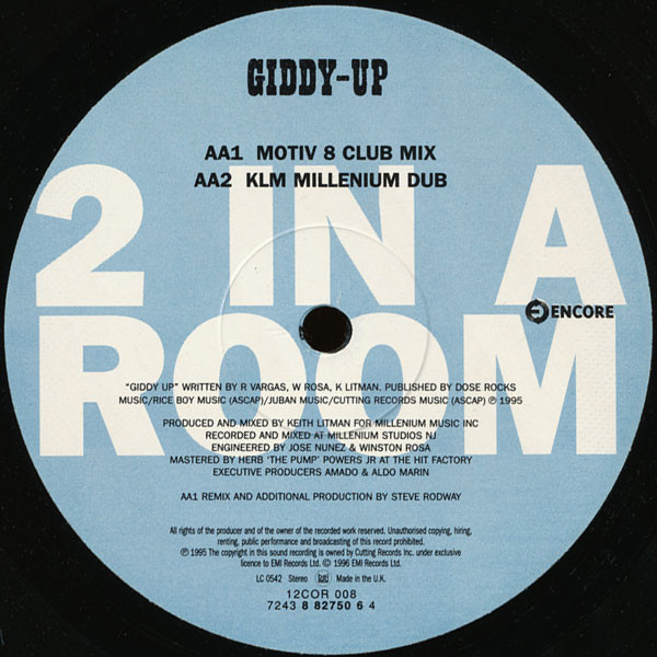 2 In A Room - Giddy Up | Encore (12COR 008) - 3 2 In A Room - Giddy Up | Encore (12COR 008) - 3