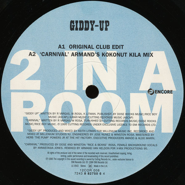 2 In A Room - Giddy Up | Encore (12COR 008) - 2 2 In A Room - Giddy Up | Encore (12COR 008) - 2