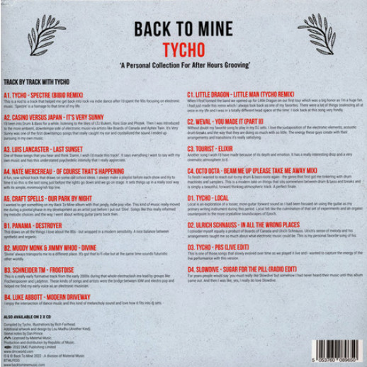 Tycho - Back To Mine | Back To Mine (BACKLP33) - main Tycho - Back To Mine | Back To Mine (BACKLP33) - main