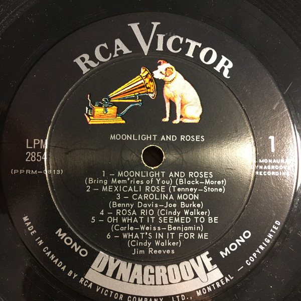 Jim Reeves - Moonlight And Roses | RCA Victor (LPM-2854) - 3 Jim Reeves - Moonlight And Roses | RCA Victor (LPM-2854) - 3