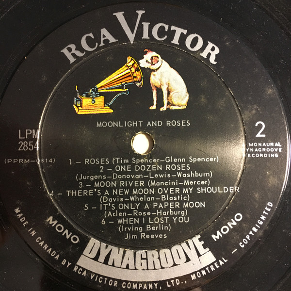 Jim Reeves - Moonlight And Roses | RCA Victor (LPM-2854) - 4 Jim Reeves - Moonlight And Roses | RCA Victor (LPM-2854) - 4