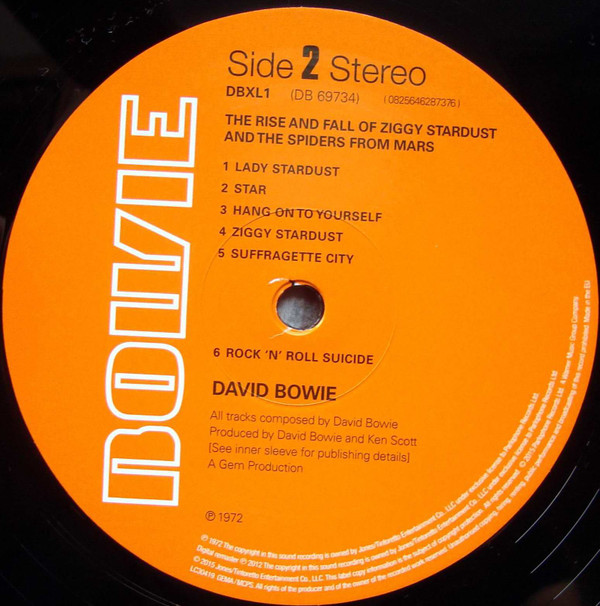 David Bowie - The Rise And Fall Of Ziggy Stardust And The Spiders From Mars | Parlophone (DB69734) - 3 David Bowie - The Rise And Fall Of Ziggy Stardust And The Spiders From Mars | Parlophone (DB69734) - 3