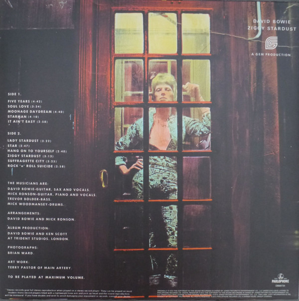 David Bowie - The Rise And Fall Of Ziggy Stardust And The Spiders From Mars | Parlophone (DB69734) - main David Bowie - The Rise And Fall Of Ziggy Stardust And The Spiders From Mars | Parlophone (DB69734) - main