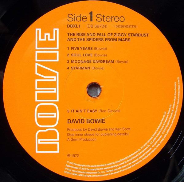 David Bowie - The Rise And Fall Of Ziggy Stardust And The Spiders From Mars | Parlophone (DB69734) - 2 David Bowie - The Rise And Fall Of Ziggy Stardust And The Spiders From Mars | Parlophone (DB69734) - 2