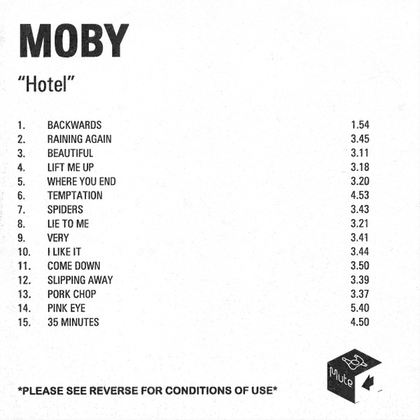 Moby - Hotel | Mute (none)