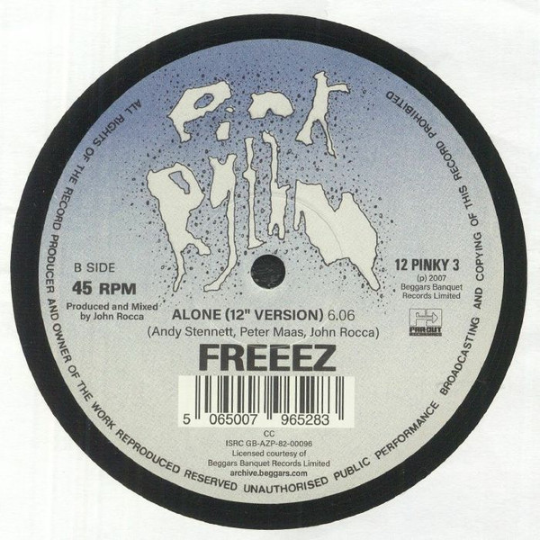 Freeez - Mariposa / Alone | Far Out Recordings (12 PINKY 3) - 2
