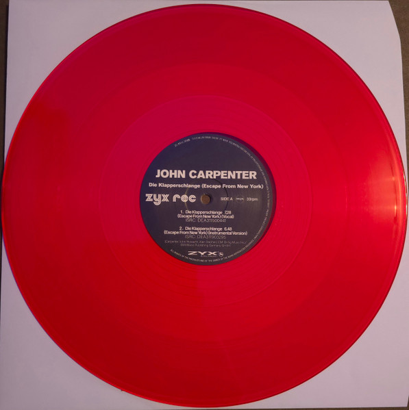 The Splash Band - John Carpenter's Die Klapperschlange (Escape From New York) | ZYX Records (MAXI 1144-12) - 3