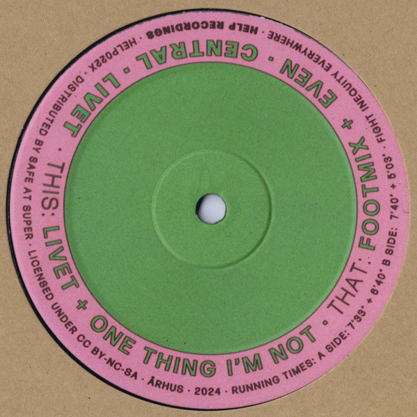 Central - Livet | Help Recordings (HELP022X) Central - Livet | Help Recordings (HELP022X)