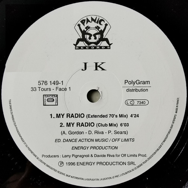 J.K. - My Radio | Panic Records (576 149-1) - 3 J.K. - My Radio | Panic Records (576 149-1) - 3