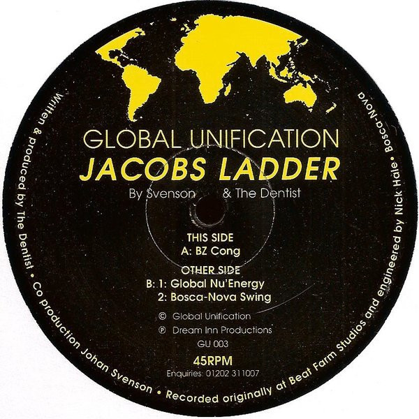 Johan Svenson & The Dentist - Jacobs Ladder | Global Unification (GU 003)