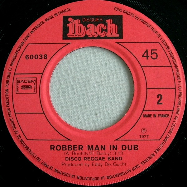 Disco Reggae - Sticks Man | Disques Ibach (60038) - 4 Disco Reggae - Sticks Man | Disques Ibach (60038) - 4