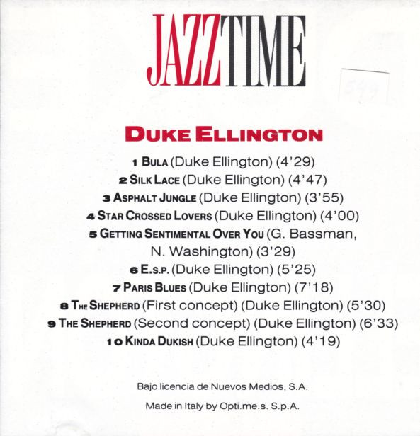 Duke Ellington - Duke Ellington | Orbis-Fabbri (JT-004) - 2