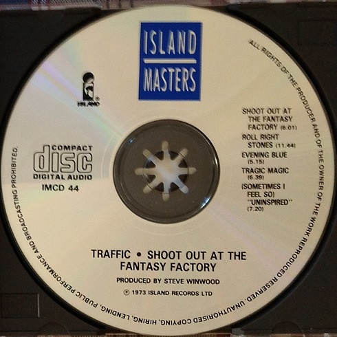 Traffic - Shoot Out At The Fantasy Factory | Island Records (IMCD 44) - 3 Traffic - Shoot Out At The Fantasy Factory | Island Records (IMCD 44) - 3