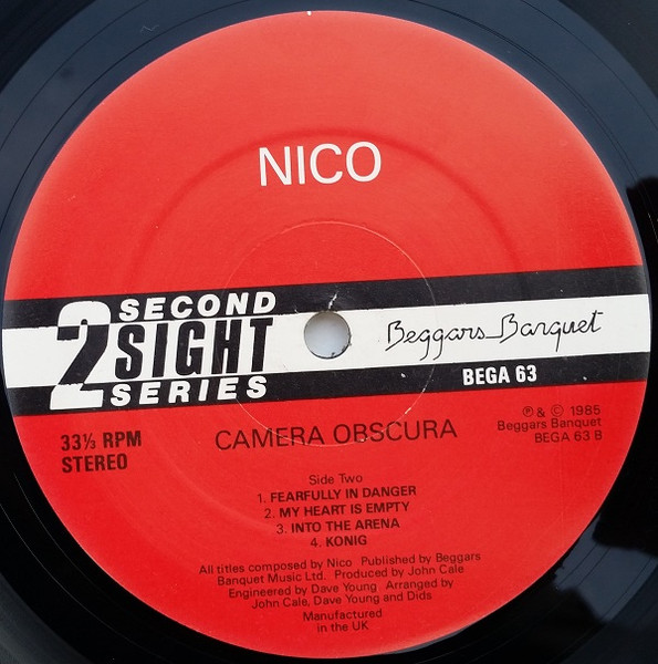 Nico + Faction - Camera Obscura | Beggars Banquet (BEGA 63) - 4 Nico + Faction - Camera Obscura | Beggars Banquet (BEGA 63) - 4