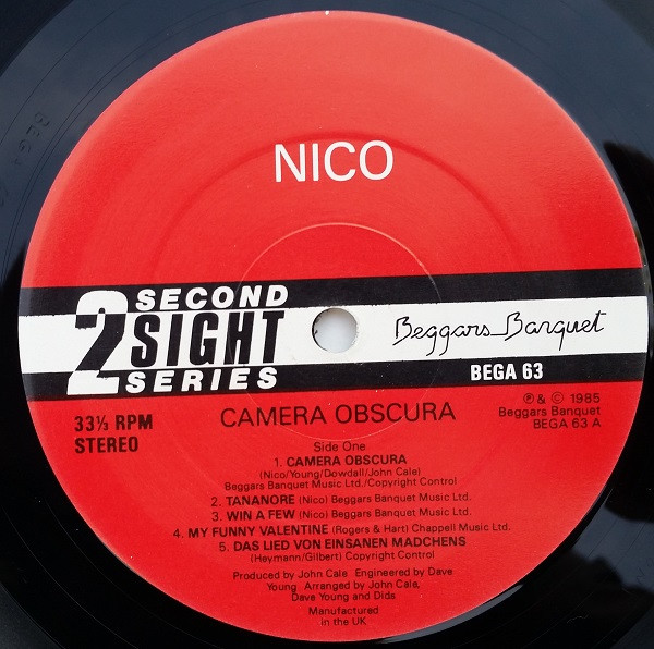 Nico + Faction - Camera Obscura | Beggars Banquet (BEGA 63) - 3 Nico + Faction - Camera Obscura | Beggars Banquet (BEGA 63) - 3