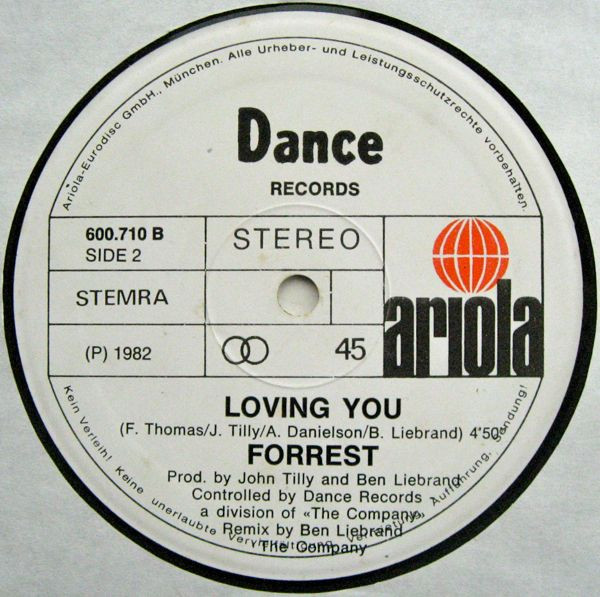 Forrest - Rock The Boat | Ariola (600.710) - 3