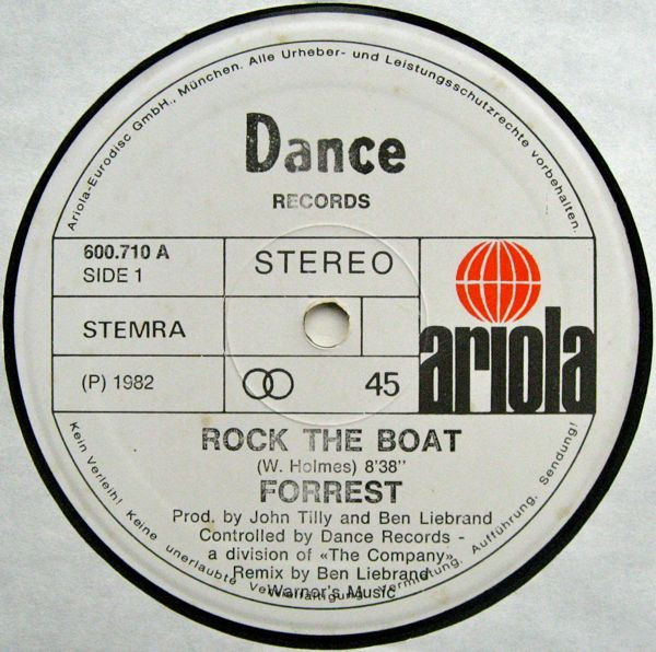Forrest - Rock The Boat | Ariola (600.710) - 2