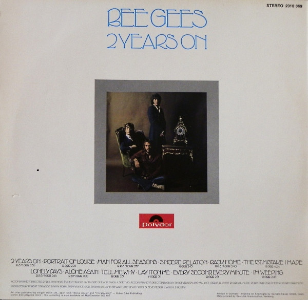 Bee Gees - 2 Years On | Polydor (2310 069) - 2