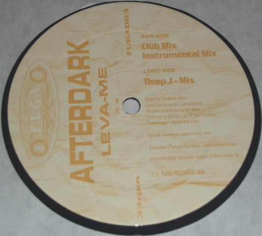 Afterdark - Leva-me | Fuga Records (FUGA003) - 2