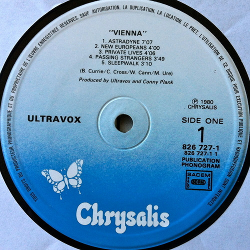 Ultravox - Vienna | Chrysalis (826727-1) - 3