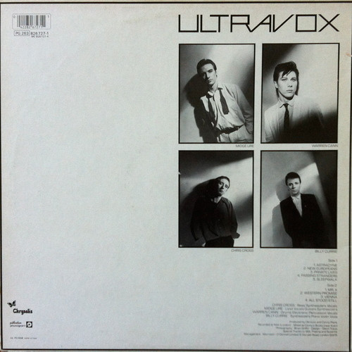 Ultravox - Vienna | Chrysalis (826727-1) - 2
