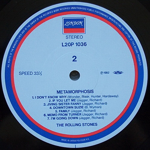 The Rolling Stones - Metamorphosis | London Records (L20P 1036) - 4 The Rolling Stones - Metamorphosis | London Records (L20P 1036) - 4