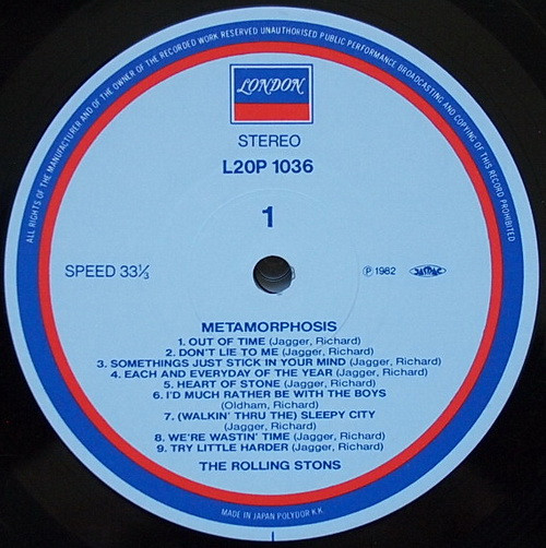 The Rolling Stones - Metamorphosis | London Records (L20P 1036) - 3 The Rolling Stones - Metamorphosis | London Records (L20P 1036) - 3