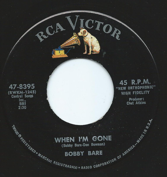 Bobby Bare - He Was A Friend Of Mine | RCA Victor (47-8395) - 2