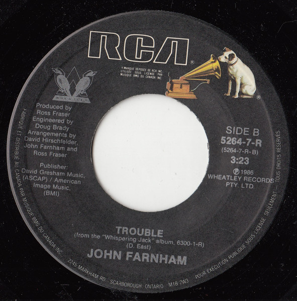 John Farnham - Pressure Down (7") [Vinyl] | RCA (5264-7-R) - 3
