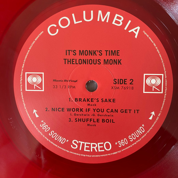 Thelonious Monk - It's Monk's Time | Music On Vinyl (MOVLP3393) - 2
