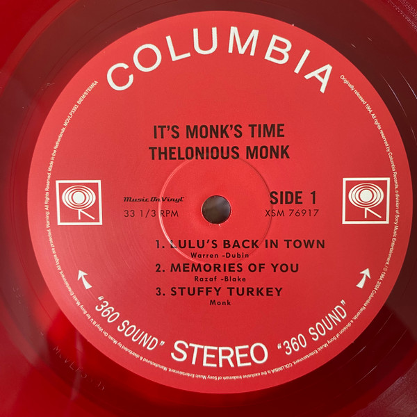 Thelonious Monk - It's Monk's Time | Music On Vinyl (MOVLP3393)