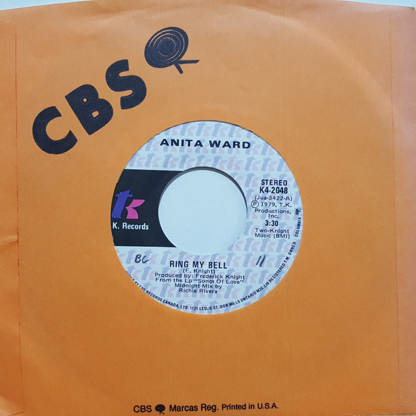 Anita Ward - Ring My Bell (7") [Vinyl] | T.K. Records (K4-2048) - 3