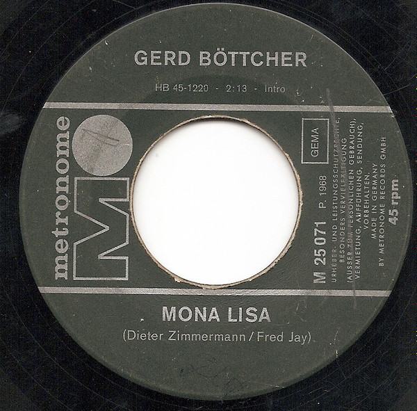 Gerd Böttcher - Mona Lisa | Metronome (M 25 071) - 3