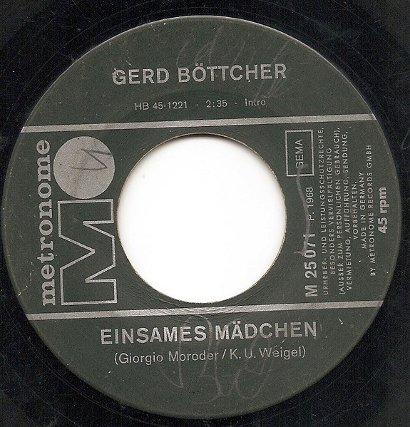 Gerd Böttcher - Mona Lisa | Metronome (M 25 071) - 4