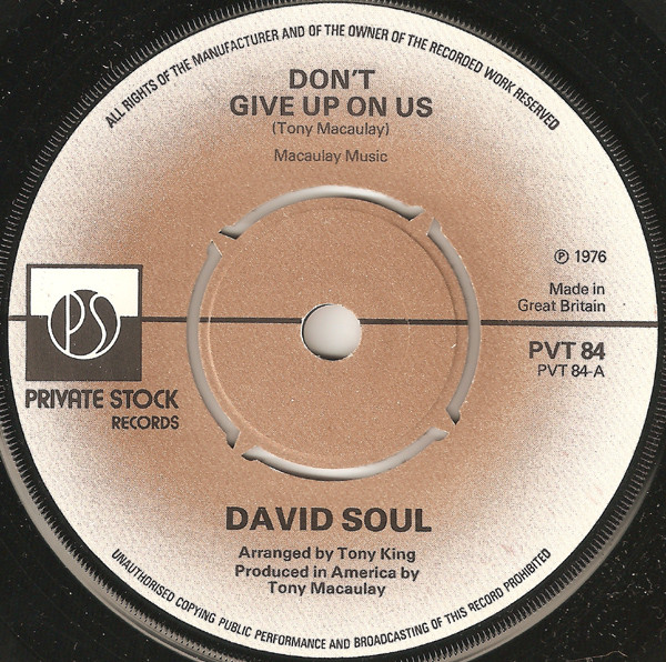 David Soul - Don't Give Up On Us | Private Stock (PVT 84)