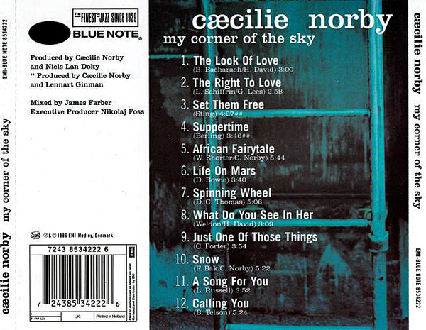 Cæcilie Norby - My Corner Of The Sky | Blue Note (8534222) - 2 Cæcilie Norby - My Corner Of The Sky | Blue Note (8534222) - 2