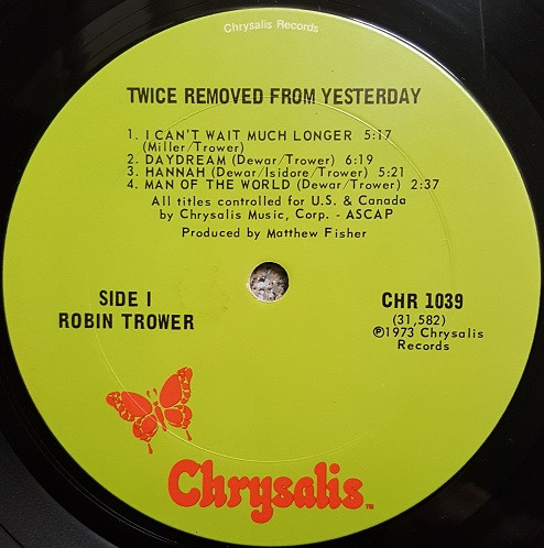 Twice Removed From Yesterday