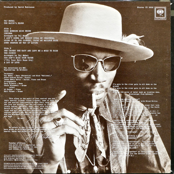Taj Mahal - The Natch'l Blues | Columbia (CS 9698) - main Taj Mahal - The Natch'l Blues | Columbia (CS 9698) - main
