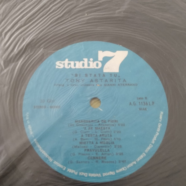 Tony Astarita - Si Stata Tu | Studio 7 (AG 1136 LP) - 4 Tony Astarita - Si Stata Tu | Studio 7 (AG 1136 LP) - 4