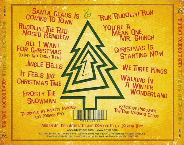 Big Bad Voodoo Daddy - It Feels Like Christmas Time | Savoy Jazz (SVY17921) - 2