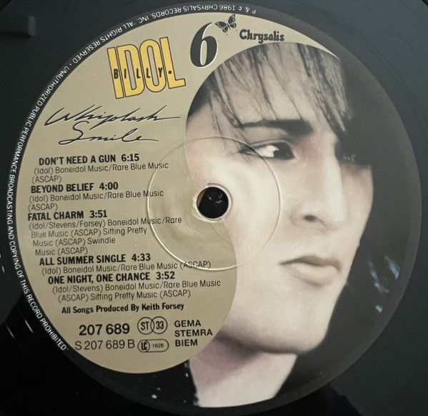 Billy Idol - Whiplash Smile | Chrysalis (207 689) - 4 Billy Idol - Whiplash Smile | Chrysalis (207 689) - 4