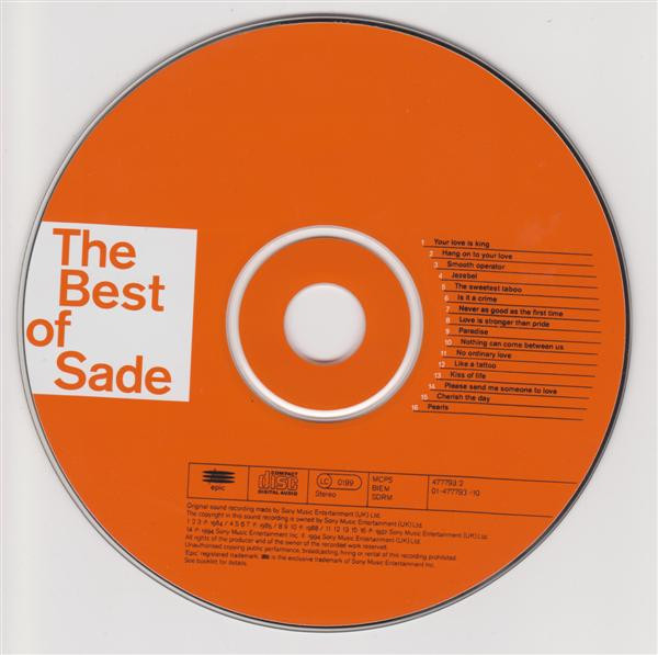 Sade - The Best Of Sade | Epic (477793 2) - 3 Sade - The Best Of Sade | Epic (477793 2) - 3